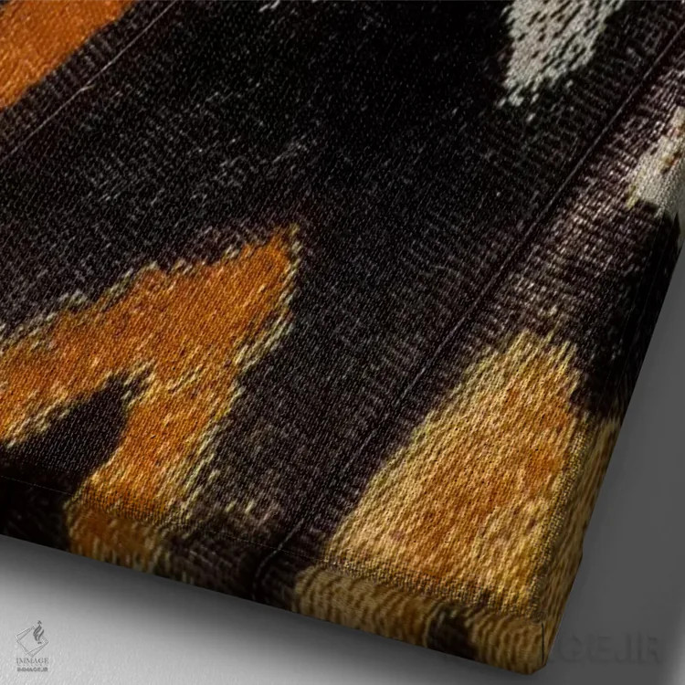 تابلو دکوراتیو عکاسی ماکرو از بال پروانه شماره دوازده اثر دارل گالین - نمای نزدیک بافت بوم