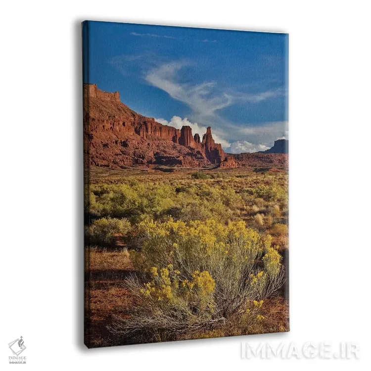 تابلو دکوراتیو Utah in evening light,برج های فیشر، یوتا در نور غروب اثر دارل گالین - نمای پرسپکتیو محصول