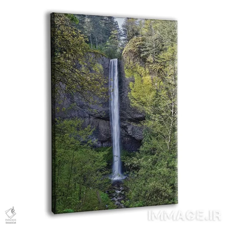 تابلو دکوراتیو Oregon,آبشار لاتورل، منطقه زیبای ملی کلومبیا ریور گرج، اورگو… اثر دارل گالین - نمای پرسپکتیو محصول