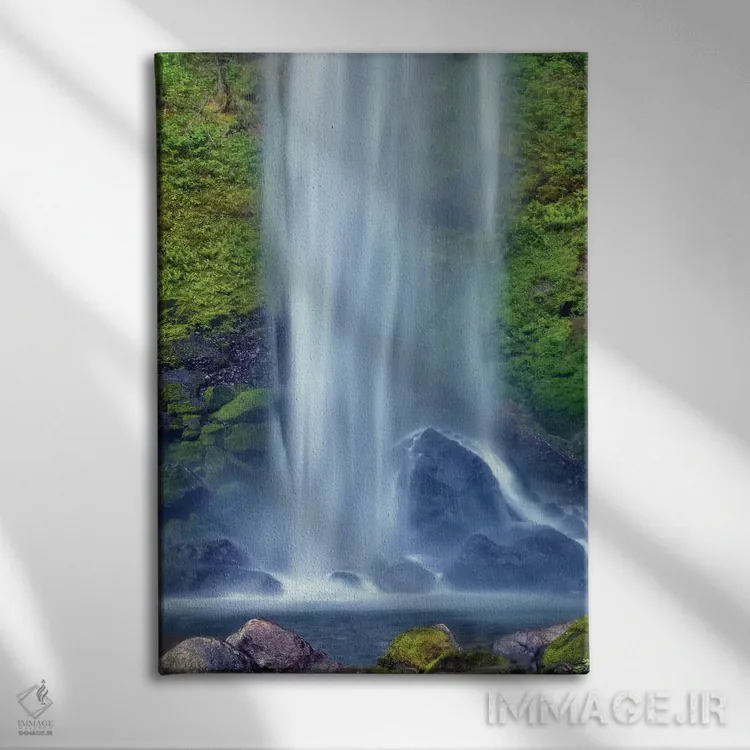 تابلو دکوراتیو Oregon,آبشار الوها، منطقه زیبای ملی کلومبیا ریور گرج، اورگون اثر دارل گالین - نمای روبهرو روی دیوار