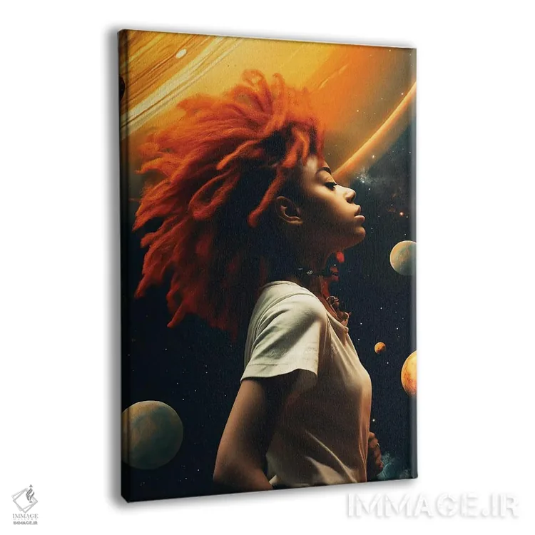 تابلو دکوراتیو شادی تجربی اثر دیجیتال وایلد آرت - نمای پرسپکتیو محصول