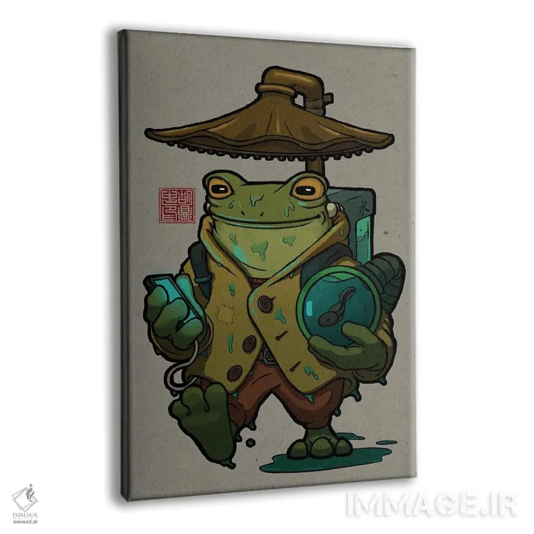 تابلو دکوراتیو اسپراگ و برادرش بروگ اثر باورگ ژونگ هو - نمای پرسپکتیو محصول