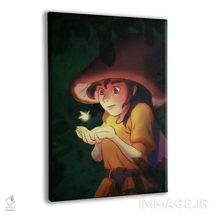 تابلو دکوراتیو یک دوست کوچولو اثر باورگ ژونگ هو - نمای پرسپکتیو محصول