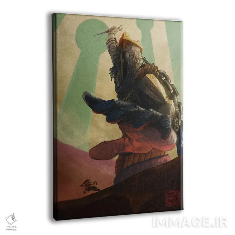 تابلو دکوراتیو دربان اثر باورگ ژونگ هو - نمای پرسپکتیو محصول