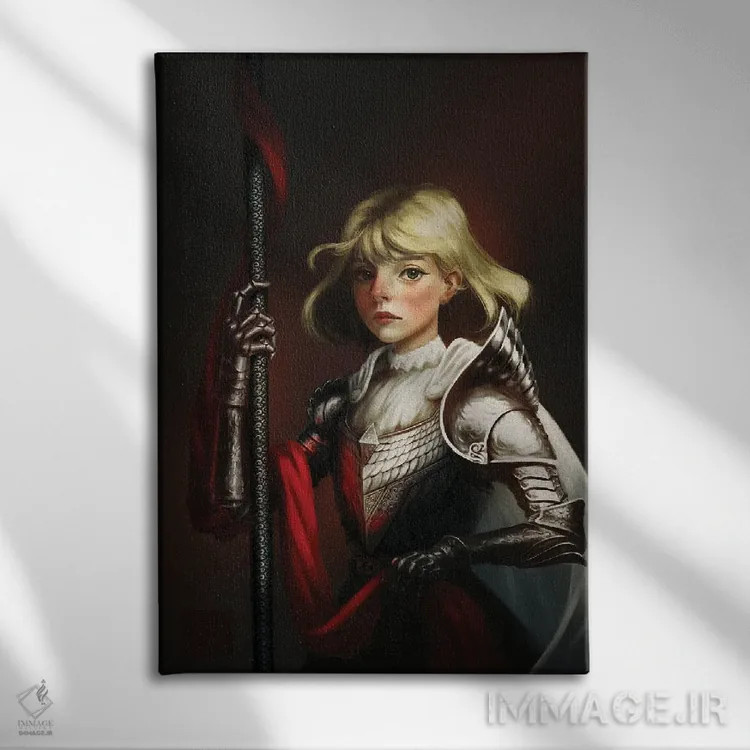 تابلو دکوراتیو وارث زن اثر باورگ ژونگ هو - نمای روبهرو روی دیوار