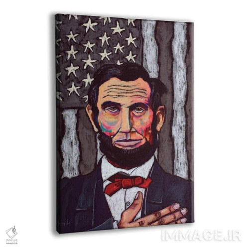 تابلو دکوراتیو به پرچم سوگند یاد می کنم اثر دیویدای هیندز - نمای پرسپکتیو محصول