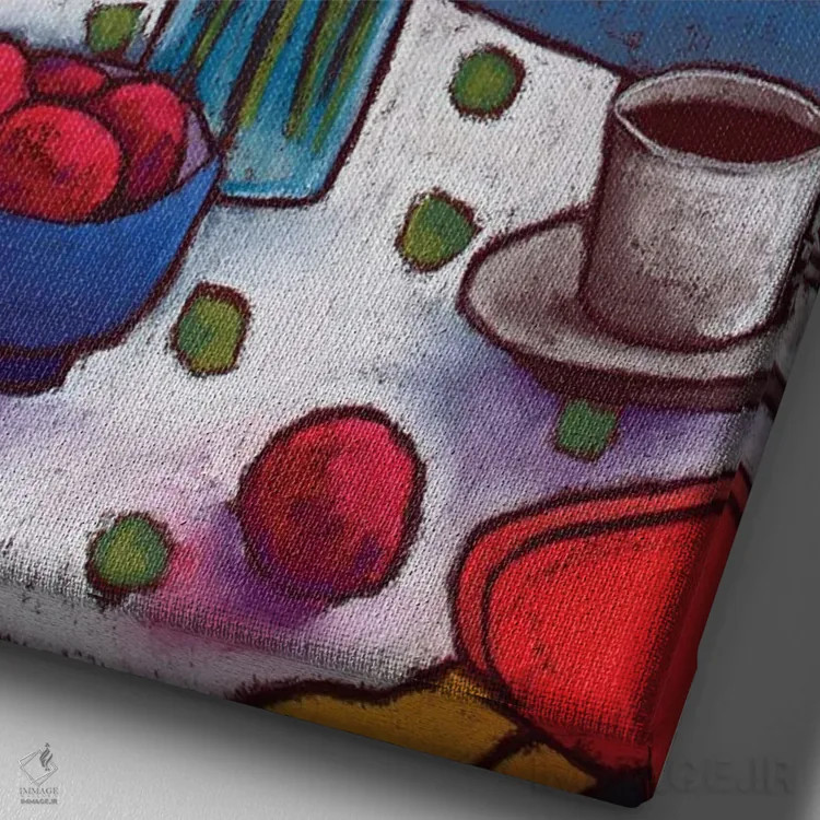 تابلو دکوراتیو امید اثر دیویدای هیندز - نمای نزدیک بافت بوم