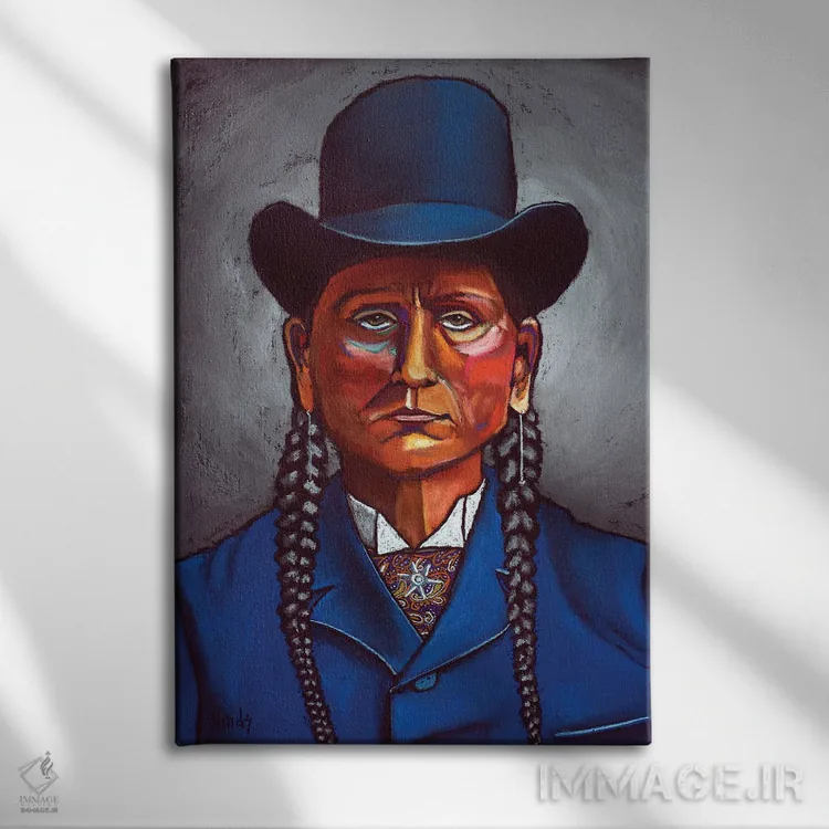 تابلو دکوراتیو کوانا پارکر اثر دیویدای هیندز - نمای روبهرو روی دیوار