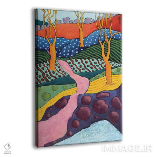 تابلو دکوراتیو خرگوش سفید اثر دیویدای هیندز - نمای پرسپکتیو محصول