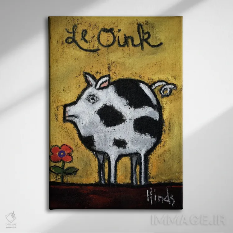 تابلو دکوراتیو لو اوینک اثر دیویدای هیندز - نمای روبهرو روی دیوار