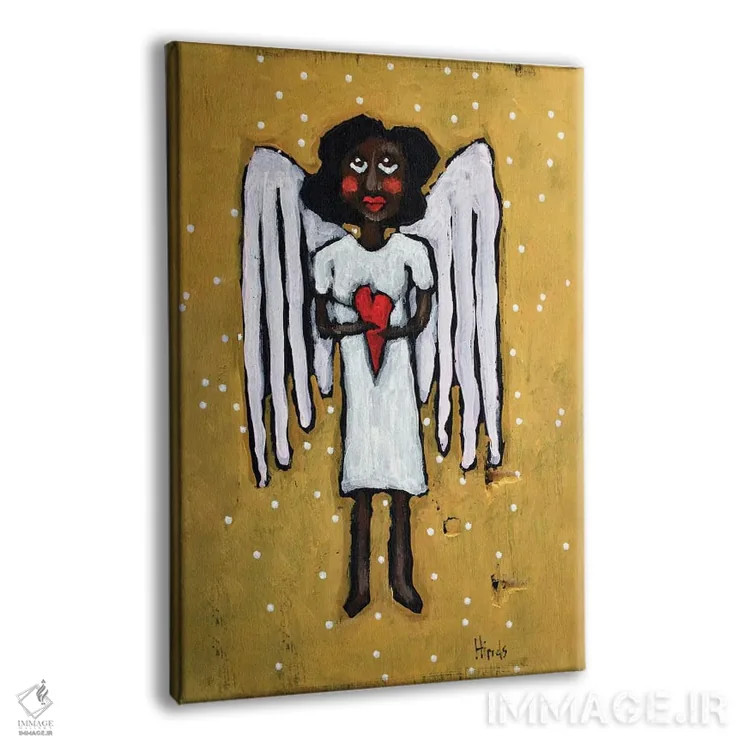 تابلو دکوراتیو فرشته نگهبان هفتم اثر دیویدای هیندز - نمای پرسپکتیو محصول