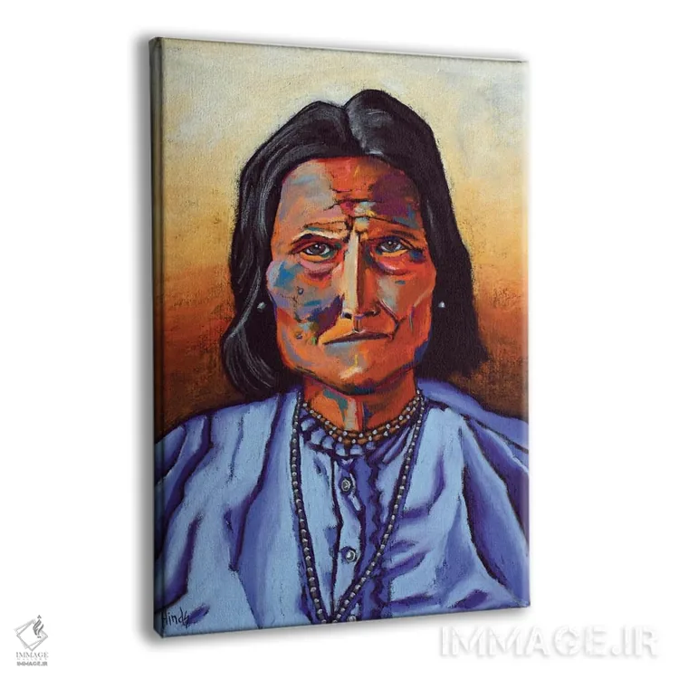 تابلو دکوراتیو جرونیمو اثر دیویدای هیندز - نمای پرسپکتیو محصول