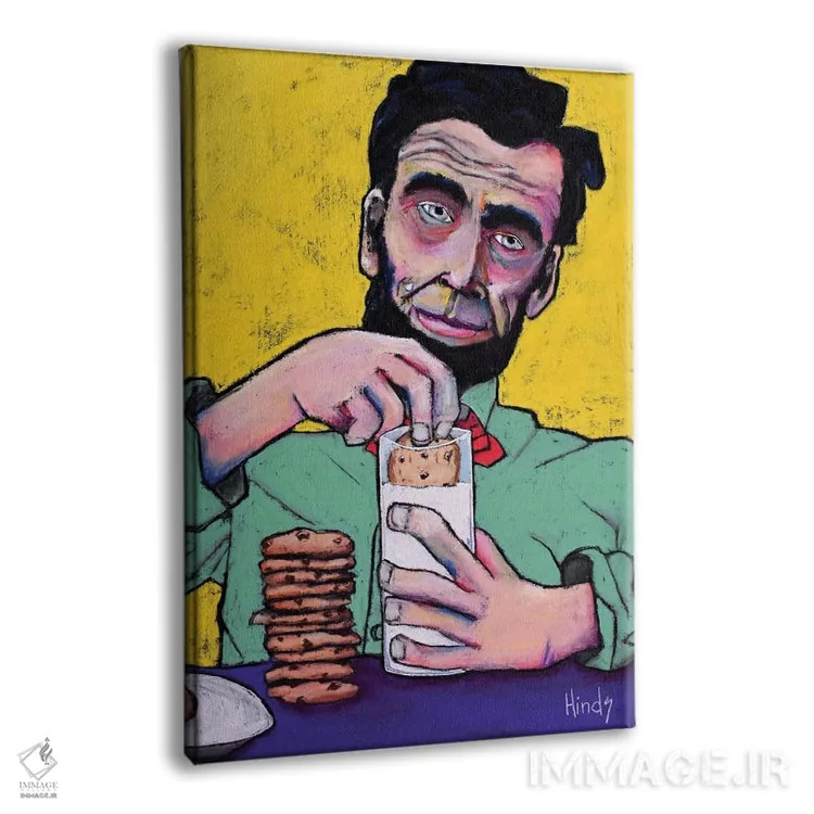 تابلو دکوراتیو کلوچه ها اثر دیویدای هیندز - نمای پرسپکتیو محصول