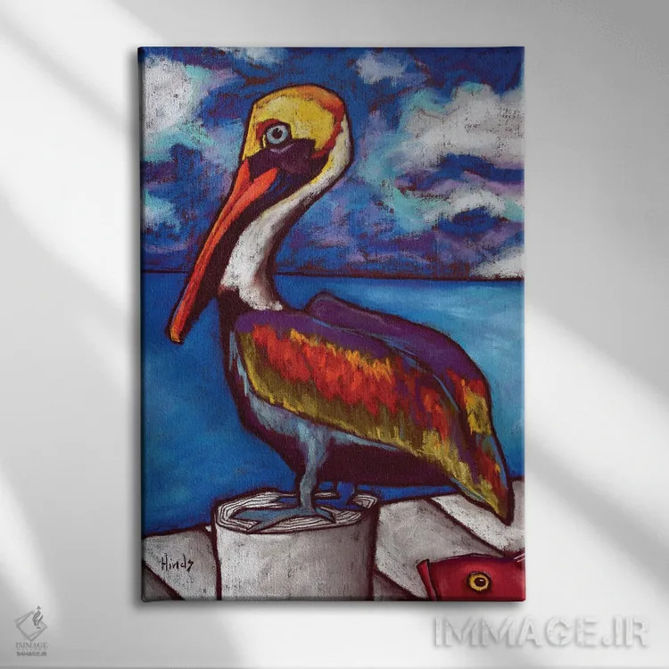 تابلو دکوراتیو راستی اثر دیویدای هیندز - نمای روبهرو روی دیوار