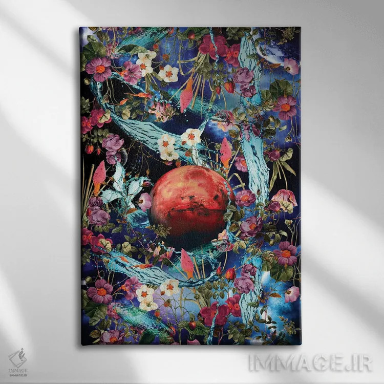 تابلو دکوراتیو مریخ اثر برجو کورکماز یورک - نمای روبهرو روی دیوار