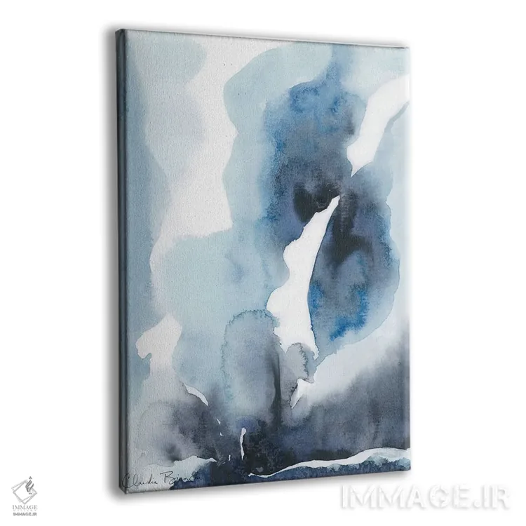 تابلو دکوراتیو مه کوهستان اثر کلودیا بیانکی - نمای پرسپکتیو محصول