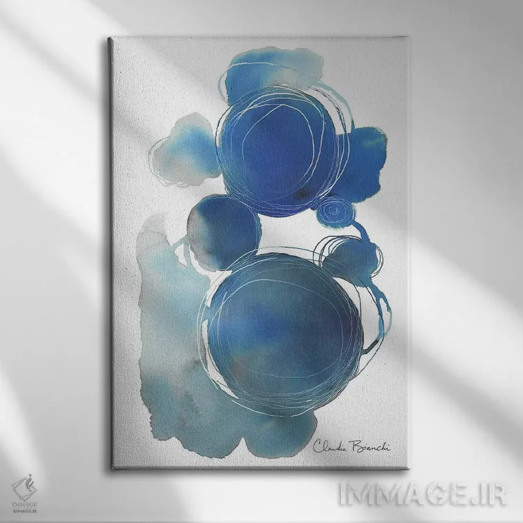 تابلو دکوراتیو کاسموس اثر کلودیا بیانکی - نمای روبهرو روی دیوار