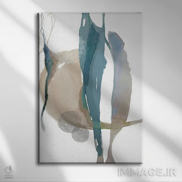 تابلو دکوراتیو ماه بیابان ۲ اثر کلودیا بیانکی - نمای روبهرو روی دیوار