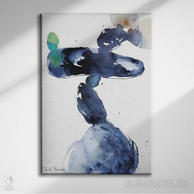 تابلو دکوراتیو تشکل ها اثر کلودیا بیانکی - نمای روبهرو روی دیوار