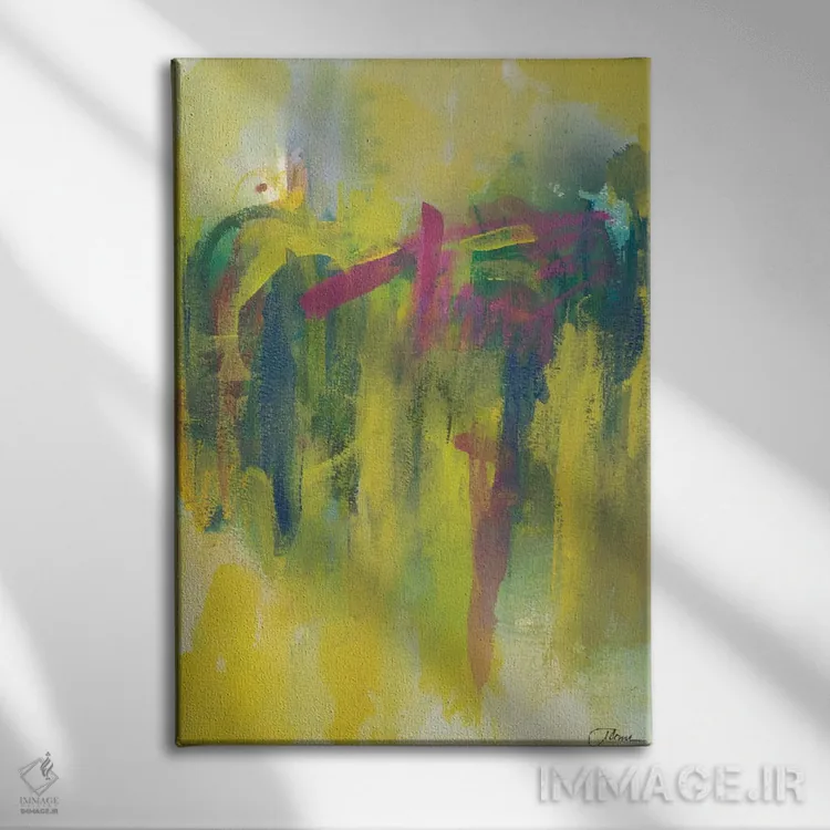 تابلو دکوراتیو روزهای خوش دوم اثر جویس کومبز - نمای روبهرو روی دیوار