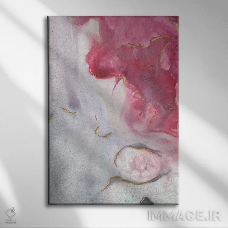 تابلو دکوراتیو رویای سرخابی دوم اثر جویس کومبز - نمای روبهرو روی دیوار