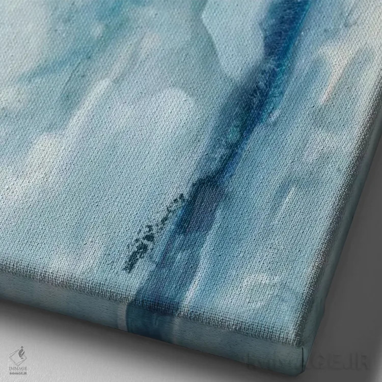 تابلو دکوراتیو آرامش صلح آمیز سوم اثر جویس کومبز - نمای نزدیک بافت بوم