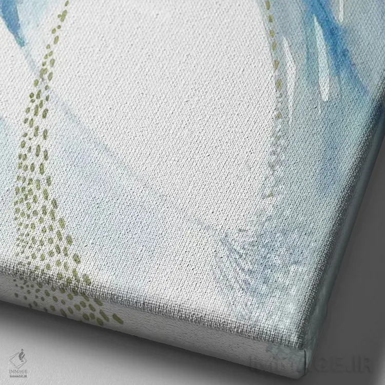 تابلو دکوراتیو آلگرو اثر کلودیا بیانکی - نمای نزدیک بافت بوم