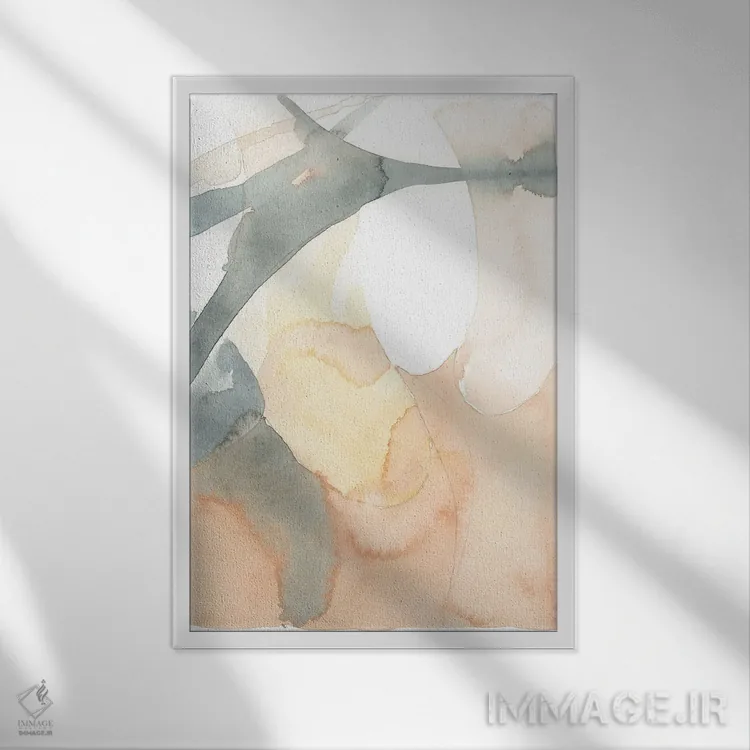 تابلو دکوراتیو صدای بیابان اثر کلودیا بیانکی - نمای قابدار سفید