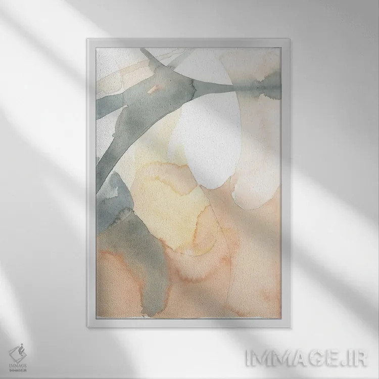 تابلو دکوراتیو صدای بیابان اثر کلودیا بیانکی - نمای قابدار سفید