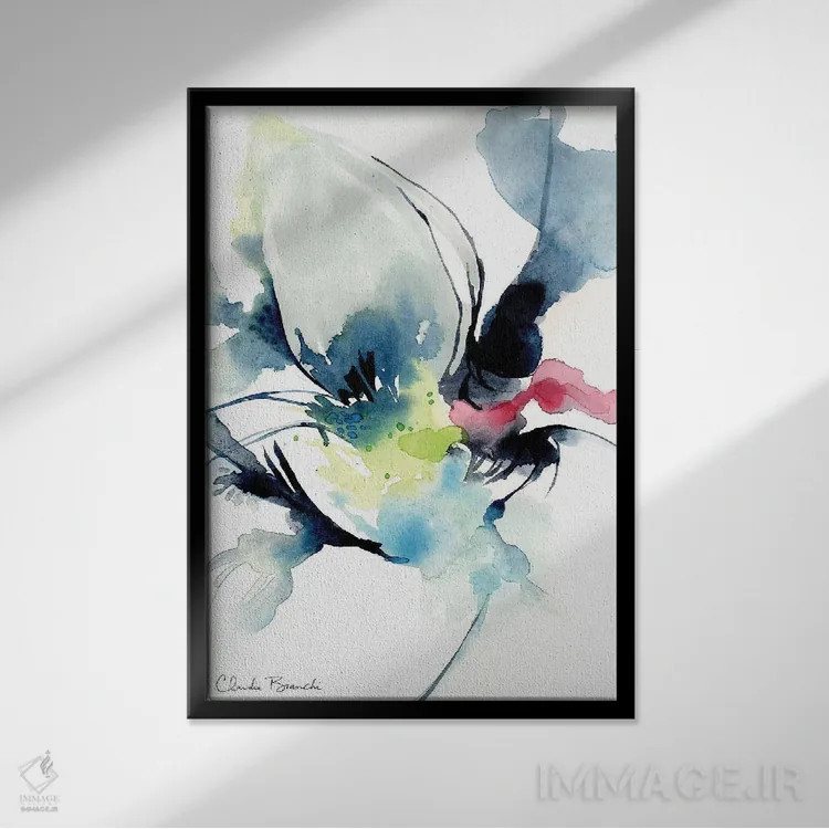 تابلو دکوراتیو قوی سیاه اثر کلودیا بیانکی - نمای قابدار مشکی