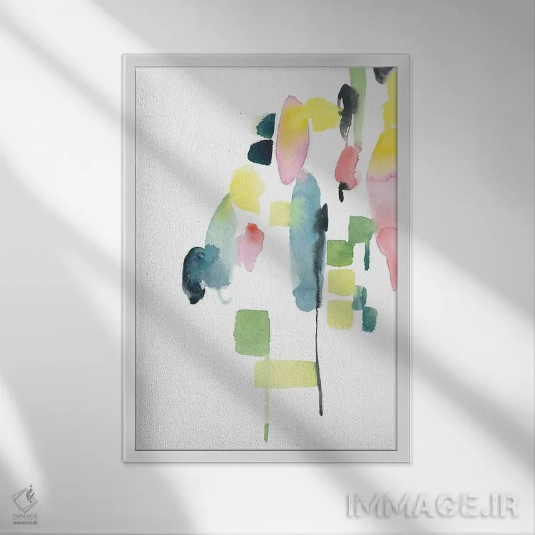 تابلو دکوراتیو شهر اثر کلودیا بیانکی - نمای قابدار سفید