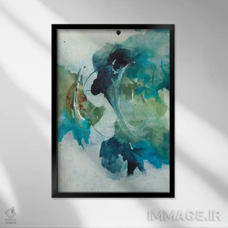 تابلو دکوراتیو بهار اول اثر جویس کومبز - نمای قابدار مشکی