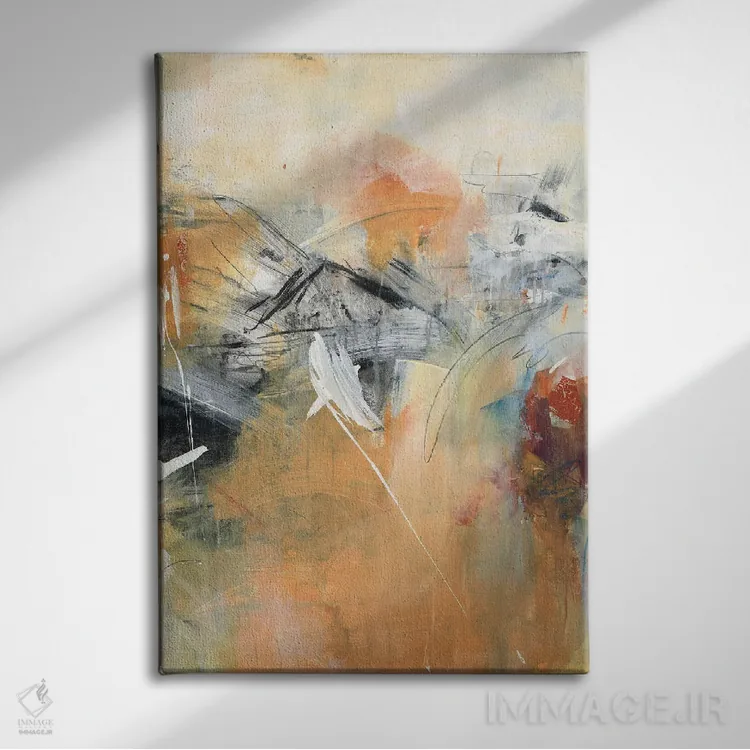 تابلو دکوراتیو بهار یخ زده دوم اثر جویس کومبز - نمای روبهرو روی دیوار