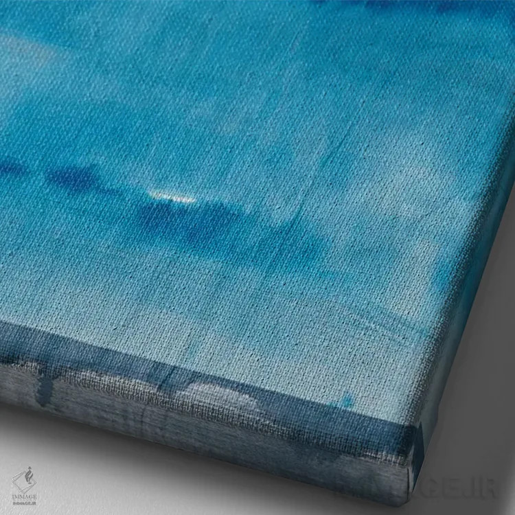 تابلو دکوراتیو مد بالا دوم اثر جویس کومبز - نمای نزدیک بافت بوم