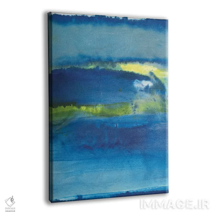 تابلو دکوراتیو اندیشه های آبی عمیق دوم اثر جویس کومبز - نمای پرسپکتیو محصول