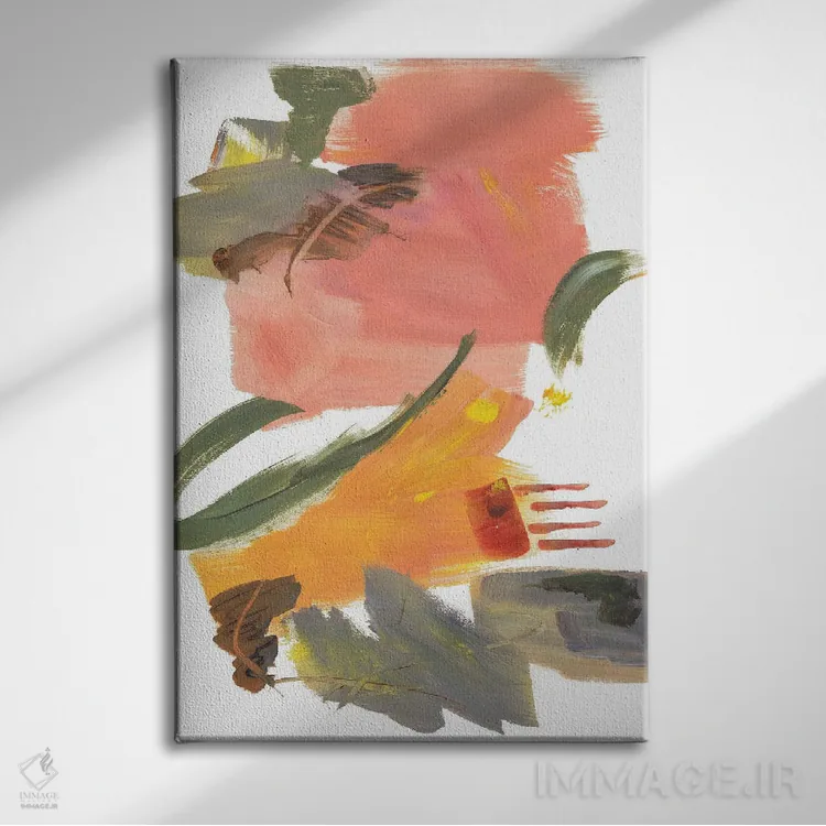 تابلو دکوراتیو شکست قالب اول اثر جویس کومبز - نمای روبهرو روی دیوار