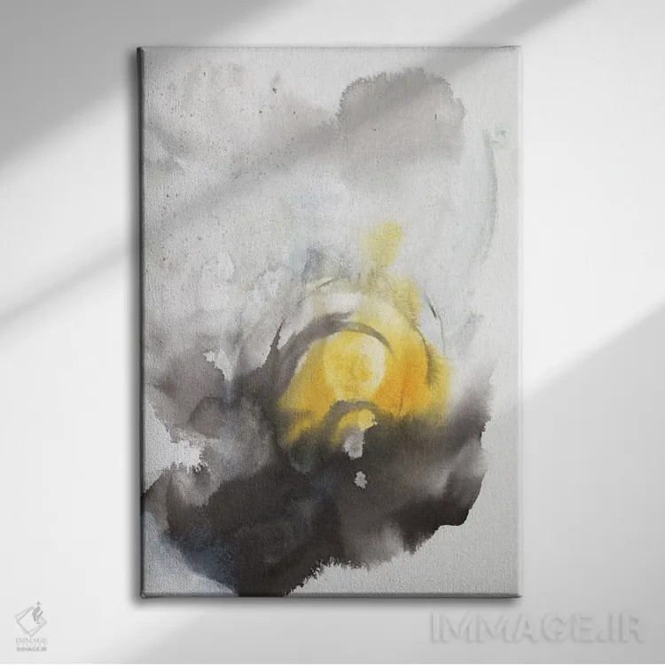 تابلو دکوراتیو طراحی گلدار اول اثر جویس کومبز - نمای روبهرو روی دیوار