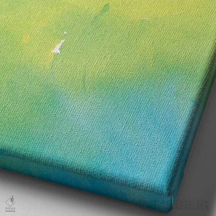 تابلو دکوراتیو شور جنوبی دوم اثر جویس کومبز - نمای نزدیک بافت بوم