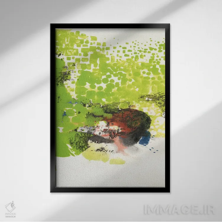 تابلو دکوراتیو نگاه کردن از میان دوم اثر جویس کومبز - نمای قابدار مشکی