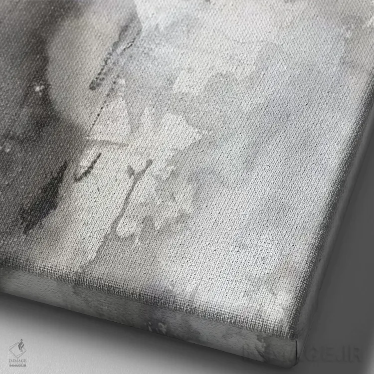 تابلو دکوراتیو اشیای رازآلود اول اثر جویس کومبز - نمای نزدیک بافت بوم