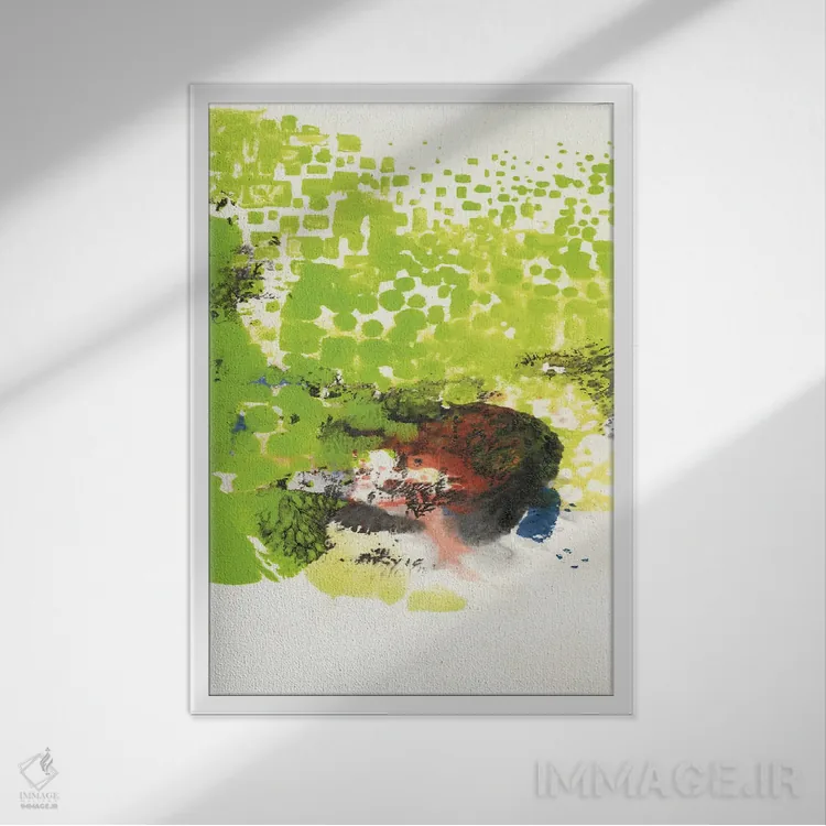 تابلو دکوراتیو نگاه کردن از میان دوم اثر جویس کومبز - نمای قابدار سفید