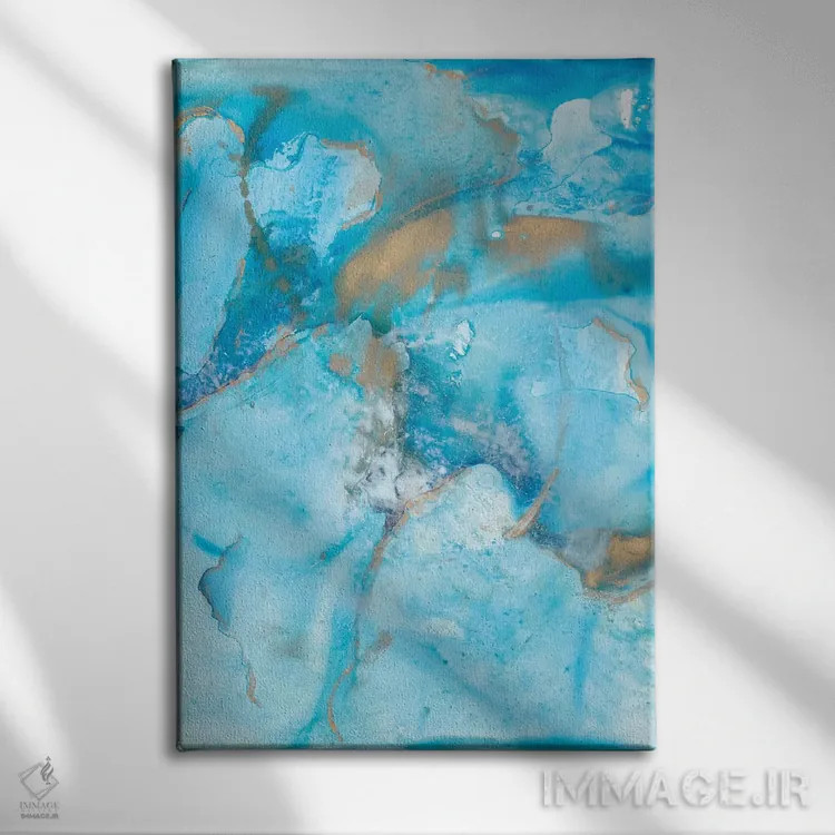 تابلو دکوراتیو آکواریوم دوم اثر جویس کومبز - نمای روبهرو روی دیوار