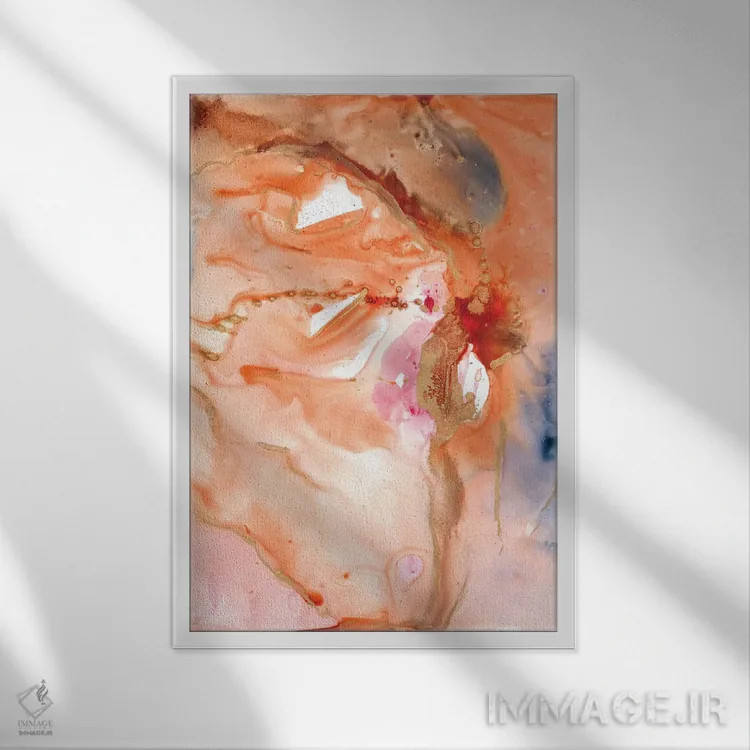 تابلو دکوراتیو روشن کردن راه اول اثر جویس کومبز - نمای قابدار سفید