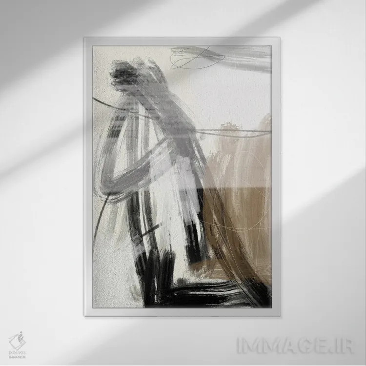 تابلو دکوراتیو نمای بیرونی اثر جی لاندو - نمای قابدار سفید