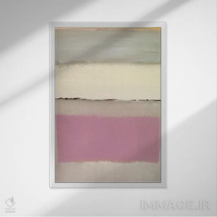 تابلو دکوراتیو گرگ ومیش I اثر کارولین گلد - نمای قابدار سفید