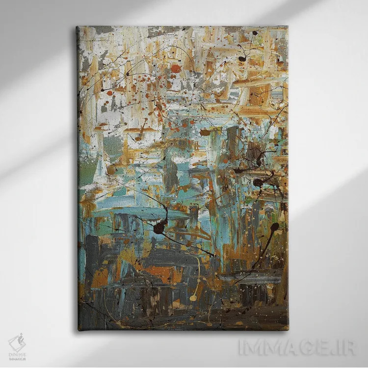 تابلو دکوراتیو شگفتی های جهان اثر کارمن گودز - نمای روبهرو روی دیوار