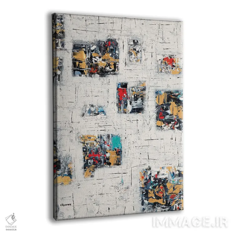 تابلو دکوراتیو لحظات ارزشمند اثر کارمن گودز - نمای پرسپکتیو محصول