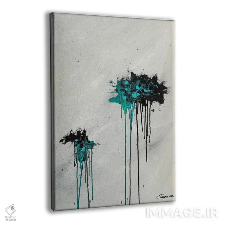 تابلو دکوراتیو رویابافان اثر کارمن گودز - نمای پرسپکتیو محصول