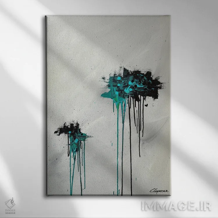 تابلو دکوراتیو رویابافان اثر کارمن گودز - نمای روبهرو روی دیوار
