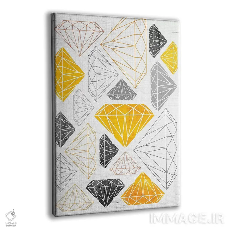 تابلو دکوراتیو الماس اثر چایا شرادر - نمای پرسپکتیو محصول